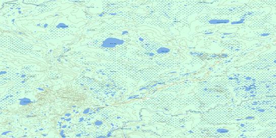Nares Lake Topo Map 064I08 at 1:50,000 scale - National Topographic System of Canada (NTS) - Toporama map