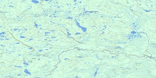 Nichol Lake Topographic map 064I09 at 1:50,000 Scale