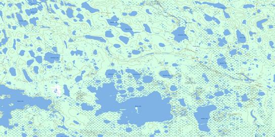 Quinn Lake Topo Map 064I11 at 1:50,000 scale - National Topographic System of Canada (NTS) - Toporama map