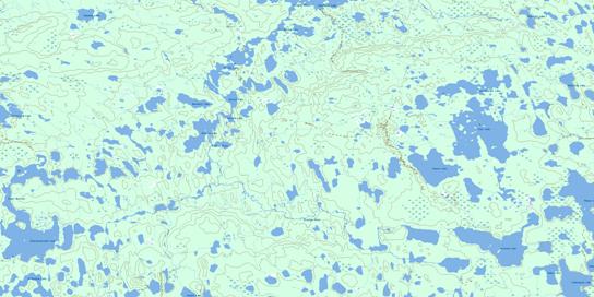 Wasslen Lake Topo Map 064I12 at 1:50,000 scale - National Topographic System of Canada (NTS) - Toporama map