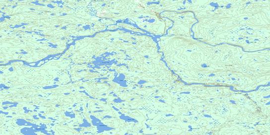 Wither Lake Topo Map 064I15 at 1:50,000 scale - National Topographic System of Canada (NTS) - Toporama map