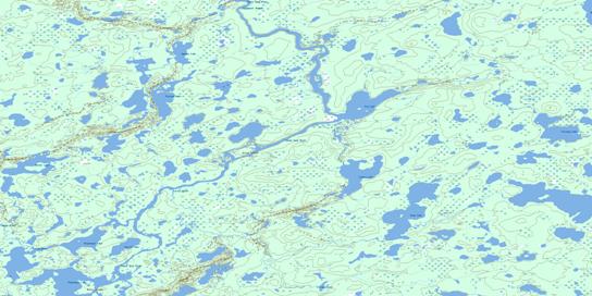 Fox Lake Topo Map 064J01 at 1:50,000 scale - National Topographic System of Canada (NTS) - Toporama map