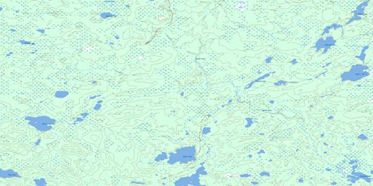 Samson Lake Topo Map 064J03 at 1:50,000 scale - National Topographic System of Canada (NTS) - Toporama map