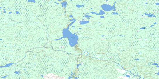 Morand Lake Topo Map 064J04 at 1:50,000 scale - National Topographic System of Canada (NTS) - Toporama map