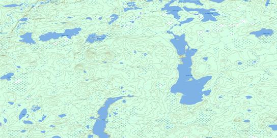 Sprott Lake Topo Map 064J05 at 1:50,000 scale - National Topographic System of Canada (NTS) - Toporama map