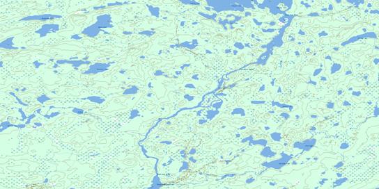 Porcupine Rapids Topo Map 064J08 at 1:50,000 scale - National Topographic System of Canada (NTS) - Toporama map