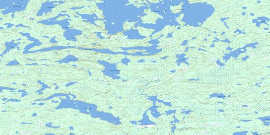 Lunney Lake Topo Map 064J11 at 1:50,000 scale - National Topographic System of Canada (NTS) - Toporama map