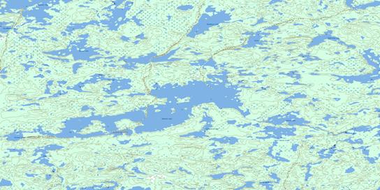 Nicklin Lake Topographic map 064J13 at 1:50,000 Scale