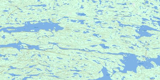 Frame Lake Topo Map 064J16 at 1:50,000 scale - National Topographic System of Canada (NTS) - Toporama map