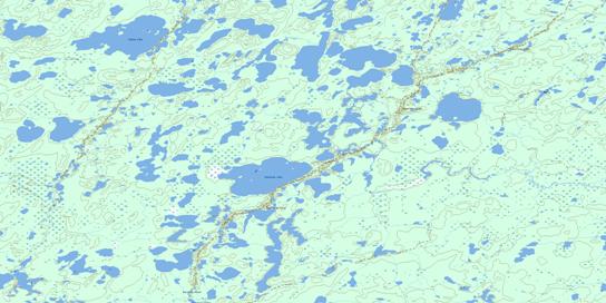 Ducharme Lake Topo Map 064K02 at 1:50,000 scale - National Topographic System of Canada (NTS) - Toporama map