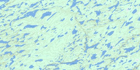 Morrow Lake Topo Map 064K07 at 1:50,000 scale - National Topographic System of Canada (NTS) - Toporama map