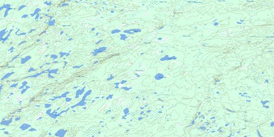 Dechief Lake Topographic map 064K08 at 1:50,000 Scale