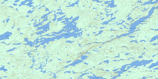 Chatwin Lake Topographic map 064K15 at 1:50,000 Scale