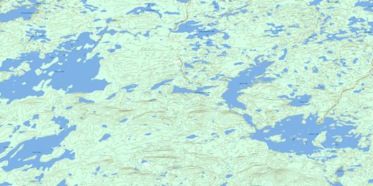 Stevens Lake Topographic map 064K16 at 1:50,000 Scale