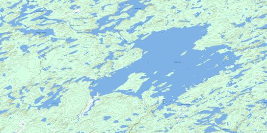 Hatchet Lake Topo Map 064L12 at 1:50,000 scale - National Topographic System of Canada (NTS) - Toporama map