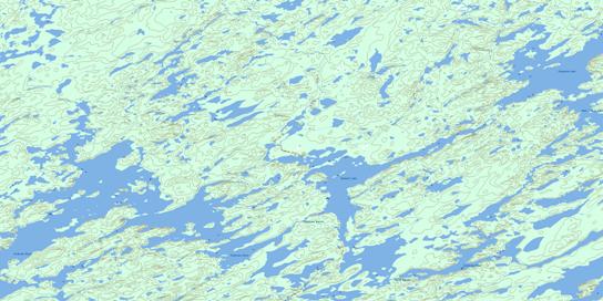 Bannock Lake Topo Map 064L15 at 1:50,000 scale - National Topographic System of Canada (NTS) - Toporama map