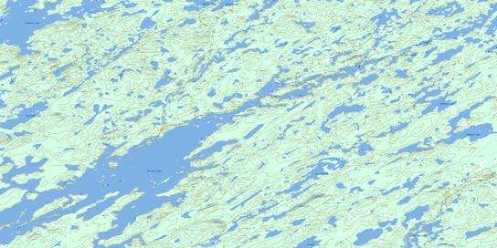 Charcoal Lake Topo Map 064L16 at 1:50,000 scale - National Topographic System of Canada (NTS) - Toporama map