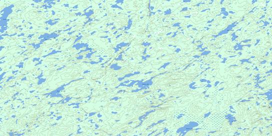 Eyinew Lake Topographic map 064M02 at 1:50,000 Scale