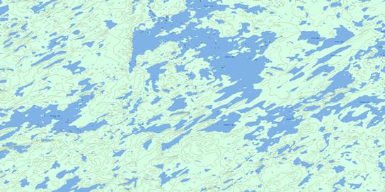 Bickerton Lake Topo Map 064M03 at 1:50,000 scale - National Topographic System of Canada (NTS) - Toporama map