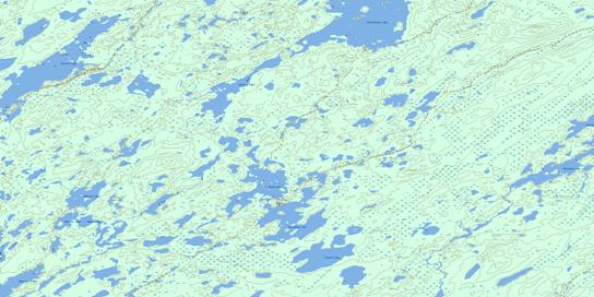 Emerson Lake Topo Map 064M10 at 1:50,000 scale - National Topographic System of Canada (NTS) - Toporama map
