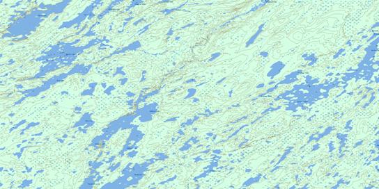 Gebhard Lake Topographic map 064M14 at 1:50,000 Scale