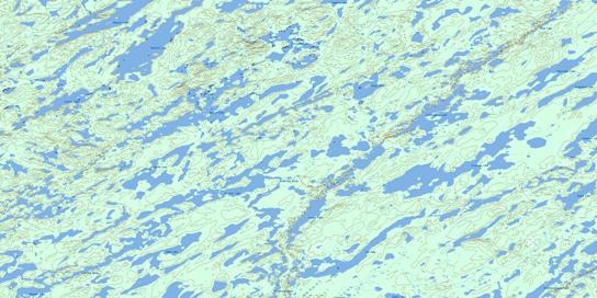 Erickson Lake Topo Map 064N04 at 1:50,000 scale - National Topographic System of Canada (NTS) - Toporama map