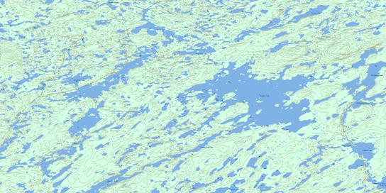 Snyder Lake Topographic map 064N05 at 1:50,000 Scale