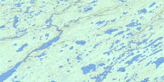 Thanout Lake Topo Map 064N06 at 1:50,000 scale - National Topographic System of Canada (NTS) - Toporama map