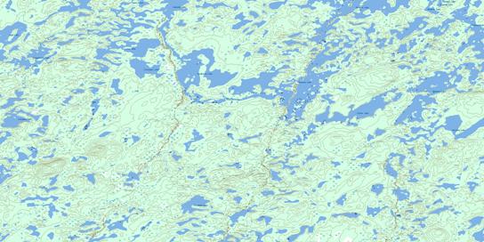 Finner Lake Topographic map 064N08 at 1:50,000 Scale