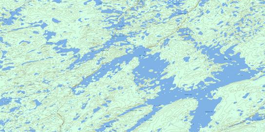 Kasmere Lake Topo Map 064N11 at 1:50,000 scale - National Topographic System of Canada (NTS) - Toporama map