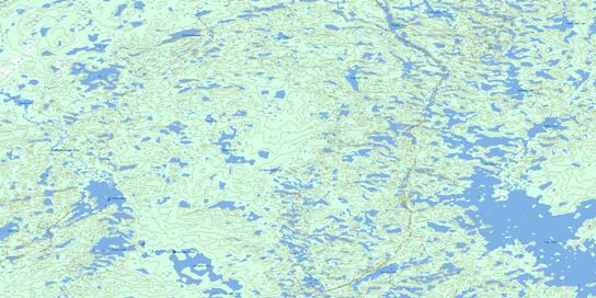 Tice Lake Topographic map 064N14 at 1:50,000 Scale