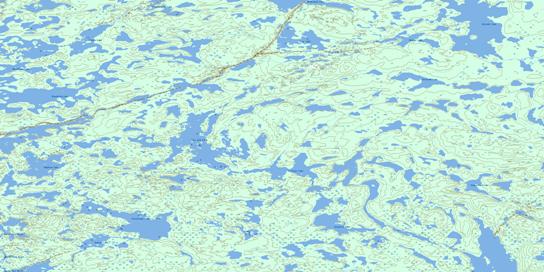 Canfield Lake Topo Map 064O03 at 1:50,000 scale - National Topographic System of Canada (NTS) - Toporama map