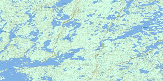 Doig Lake Topographic map 064O04 at 1:50,000 Scale
