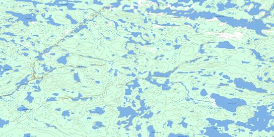 Sandhill Lake Topo Map 064O07 at 1:50,000 scale - National Topographic System of Canada (NTS) - Toporama map