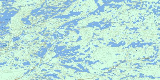 Corbett Lake Topographic map 064O11 at 1:50,000 Scale