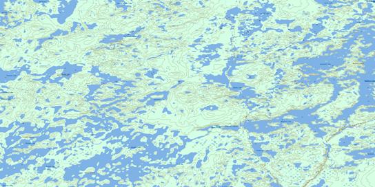 Drake Lake Topographic map 064O12 at 1:50,000 Scale