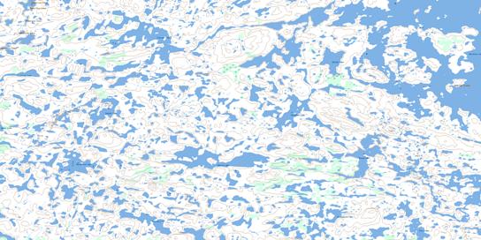 Hutton Lake Topo Map 064O16 at 1:50,000 scale - National Topographic System of Canada (NTS) - Toporama map