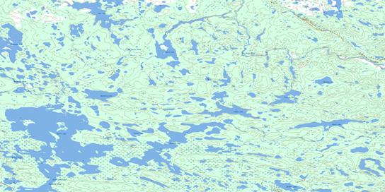 Sellar Lake Topographic map 064P03 at 1:50,000 Scale