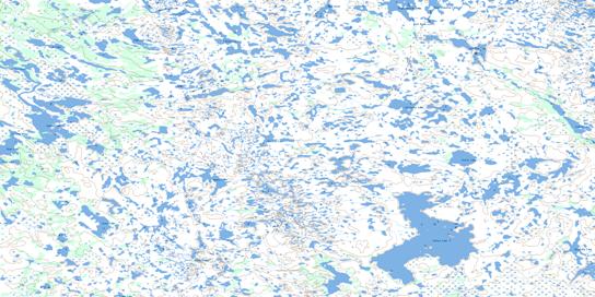 Kellas Lake Topo Map 064P09 at 1:50,000 scale - National Topographic System of Canada (NTS) - Toporama map