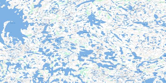 Wakefield Lake Topo Map 064P13 at 1:50,000 scale - National Topographic System of Canada (NTS) - Toporama map