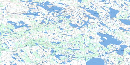 Vickery Lake Topo Map 064P15 at 1:50,000 scale - National Topographic System of Canada (NTS) - Toporama map