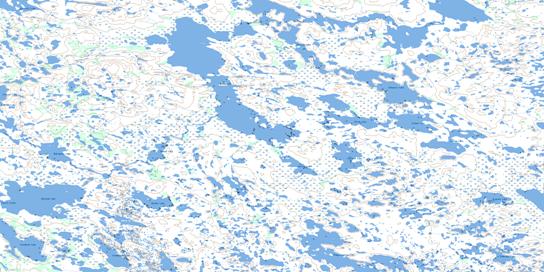 Nabel Lake Topo Map 064P16 at 1:50,000 scale - National Topographic System of Canada (NTS) - Toporama map