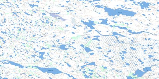 Mowers Lake Topo Map 065A01 at 1:50,000 scale - National Topographic System of Canada (NTS) - Toporama map
