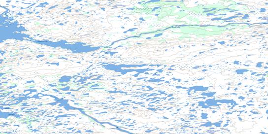 Thuchonilini Lake Topographic map 065A09 at 1:50,000 Scale