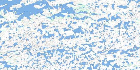 Whitefish Lake Topo Map 065B02 at 1:50,000 scale - National Topographic System of Canada (NTS) - Toporama map