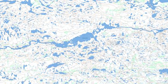 Portage Rapids Topo Map 065B09 at 1:50,000 scale - National Topographic System of Canada (NTS) - Toporama map