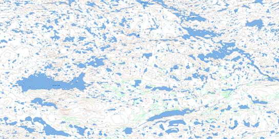 Dutcher Lake Topo Map 065B10 at 1:50,000 scale - National Topographic System of Canada (NTS) - Toporama map