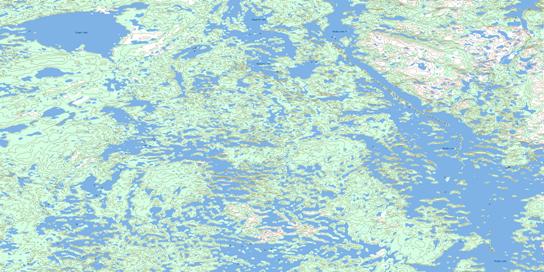 Hogarth Lake Topo Map 065C08 at 1:50,000 scale - National Topographic System of Canada (NTS) - Toporama map