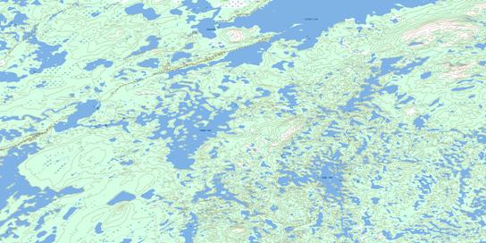 Tabane Lake Topo Map 065C12 at 1:50,000 scale - National Topographic System of Canada (NTS) - Toporama map