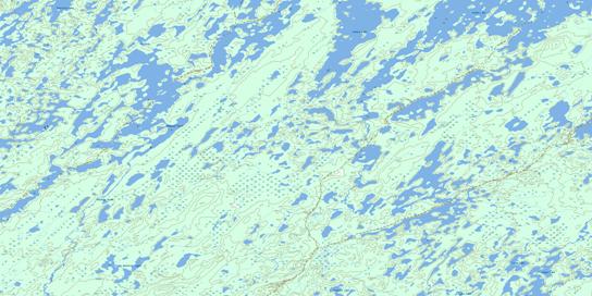 Klokol Lake Topo Map 065D02 at 1:50,000 scale - National Topographic System of Canada (NTS) - Toporama map